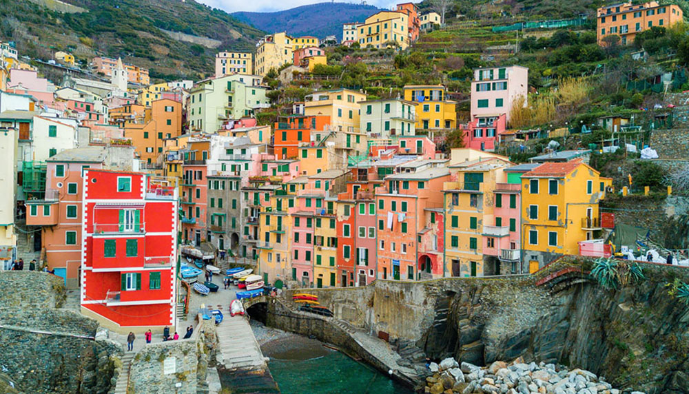 materrazza aperitivo Cinque Terre toscane couleur