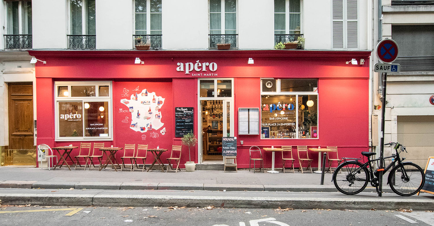 Apéro Saint-Martin bar paris facade