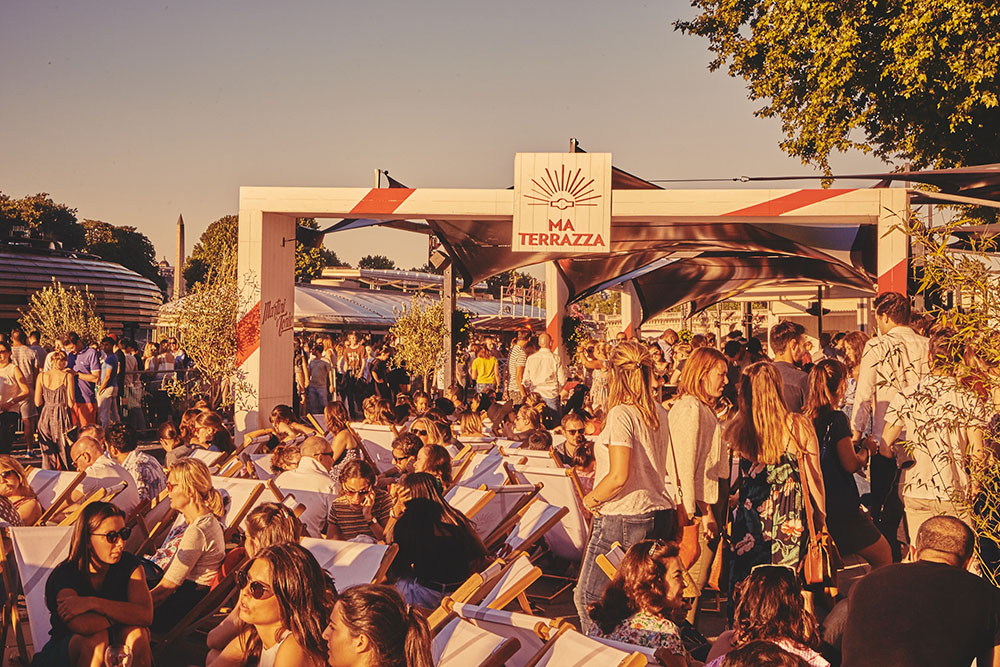 materrazza aperitivo Sunset paris