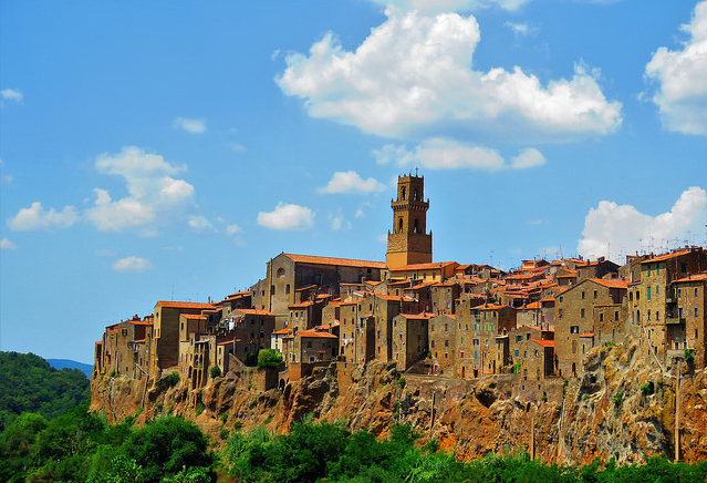 Pitigliano toscane italie paysage