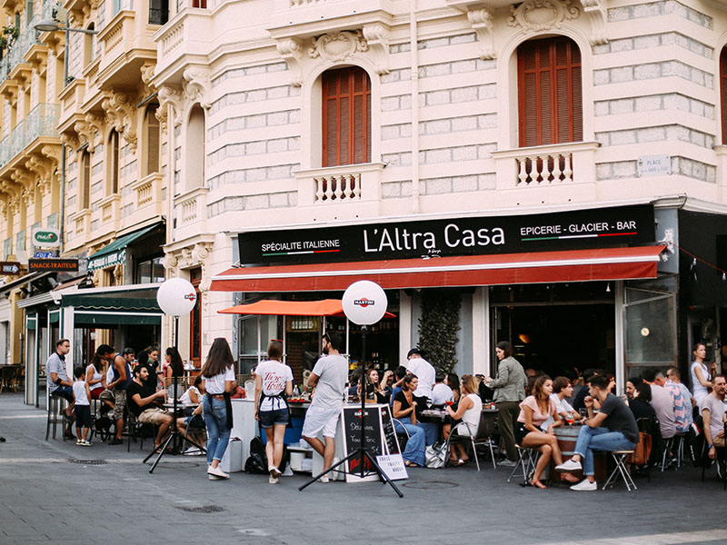 L’Altra Casa restaurant nice terrasse