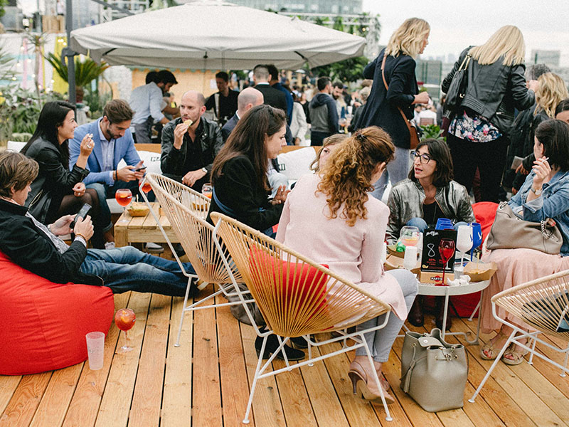 Le Jardin Suspendu rooftop aperitivo