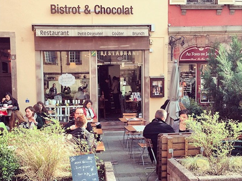 Bistrot et Chocolat terrasse strasbourg