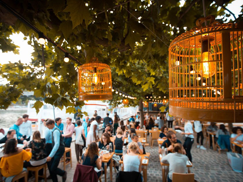 La Démesure sur Seine aperitivo