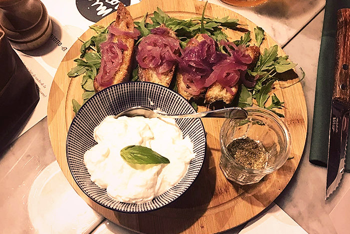 materrazza aperitivo manger burrata mia nonna