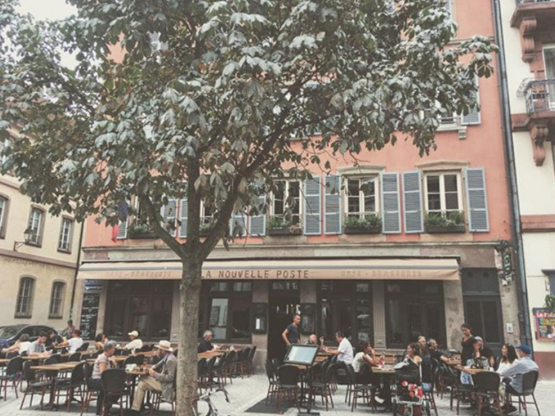 la nouvelle poste terrasse strasbourg