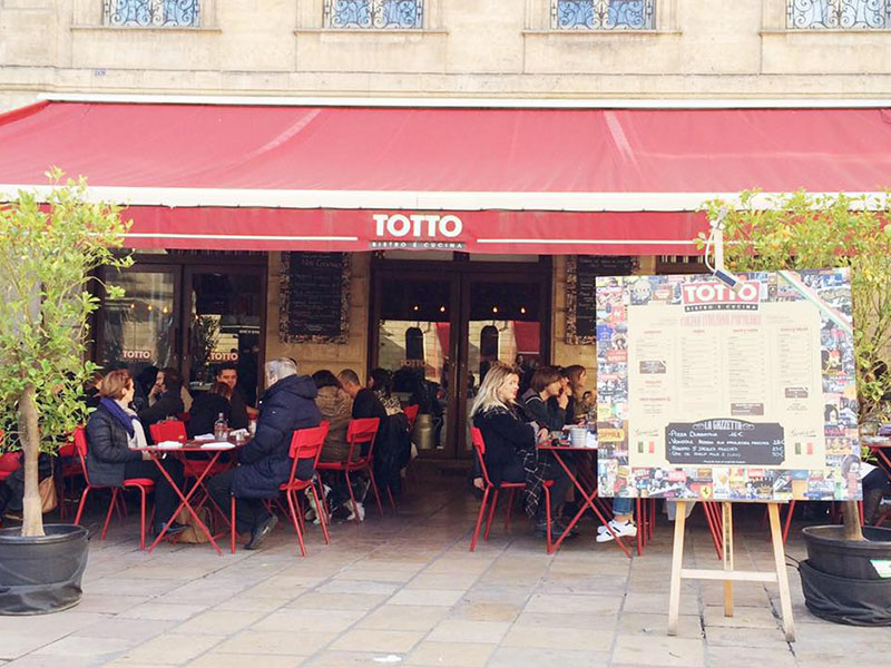 totto cuccina terrasse