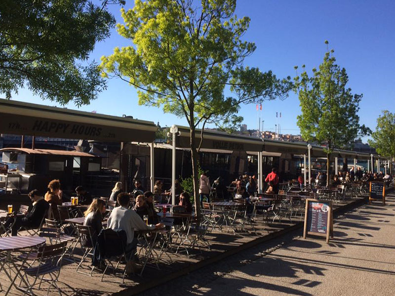 Volle petrol terrasse lyon